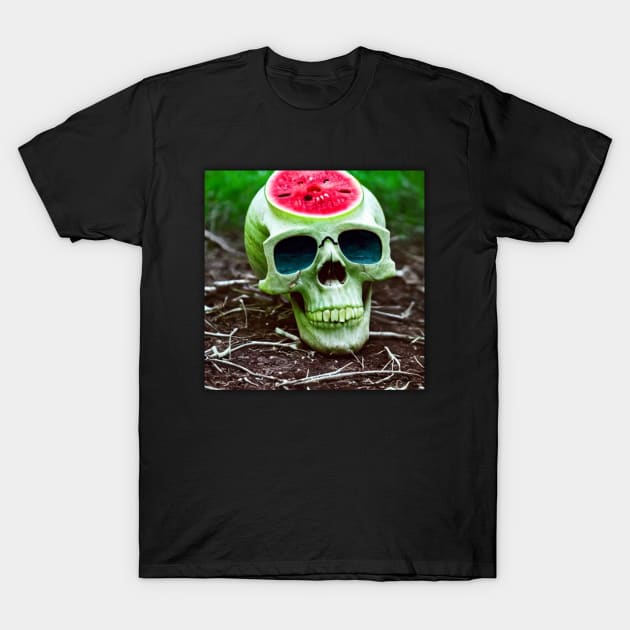 Photo Watermelon Wearing Sunglasses T-Shirt by Watermelon Wearing Sunglasses